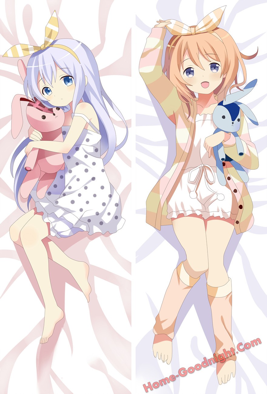 Is The Order Rabbit Gochuumon wa Usagi desu ka Anime Dakimakura Japanese Hugging Body Pillow Cover